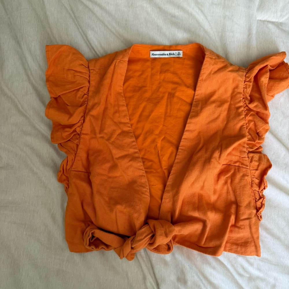 Abercrombie & Fitch Orange Blouse